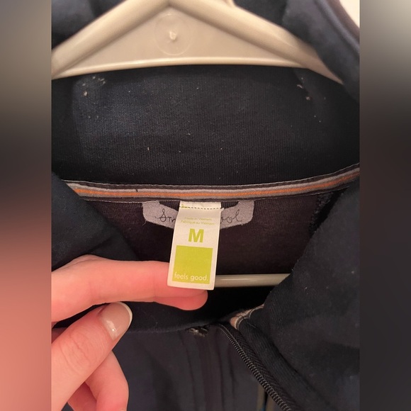 Smartwool Men's Half Zip Pullover Navy Medium - Picture 3 of 7